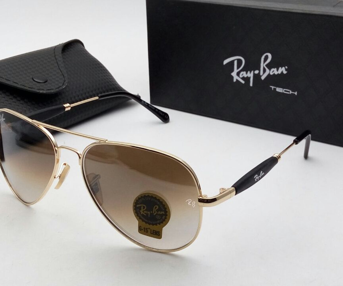 Ray-Ban New Arrival Fancy Brown & Black Square 4195 Master Pcs Sunglasses For Men.