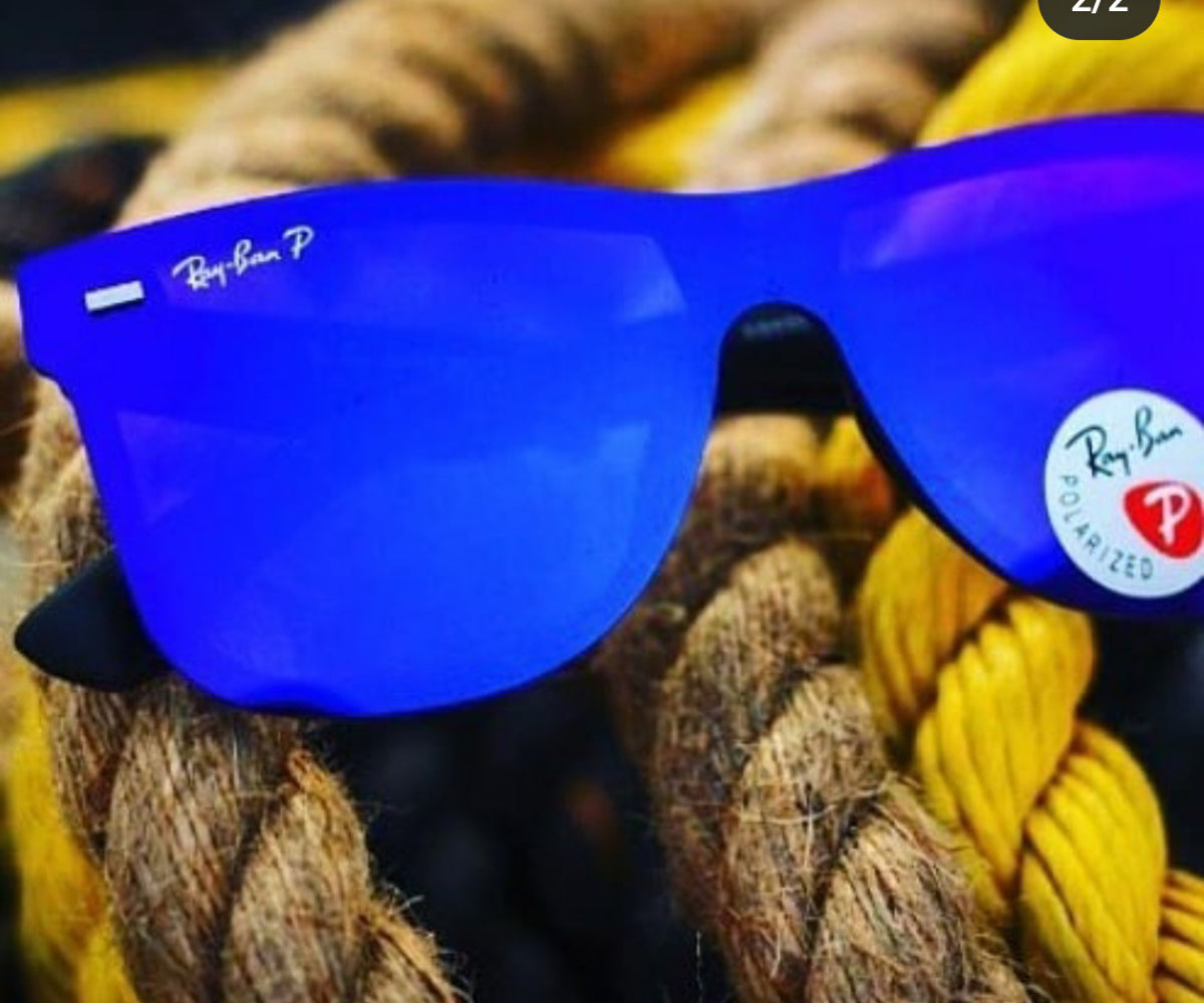 Ray-Ban (RB) New Square Design Blue & Black 650 Wayfarer Master Pcs Sunglasses For Unisex