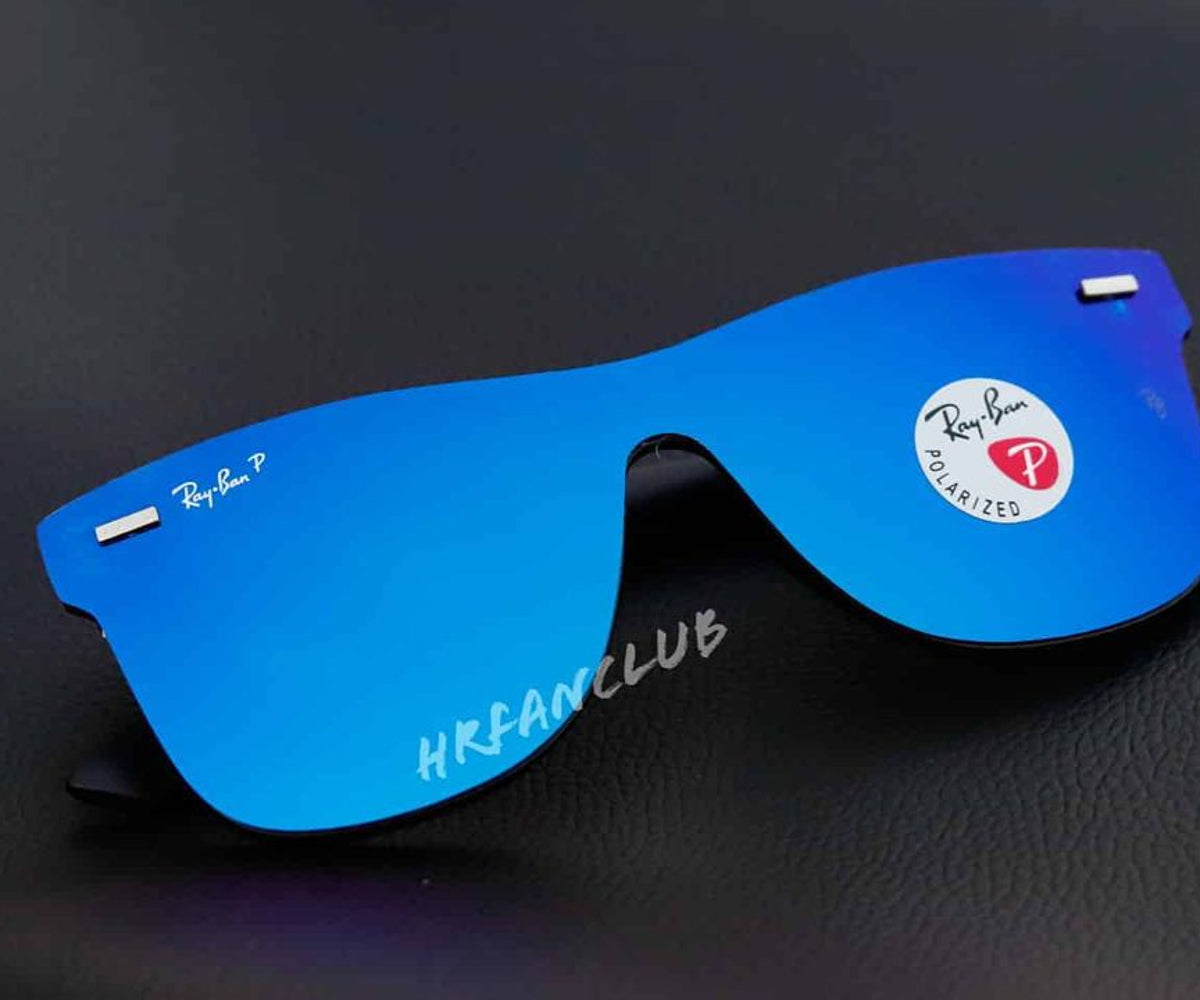 Ray-Ban (RB) New Fashion Square Collection Blue & Black 650 Model Master Pcs Sunglasses For Men
