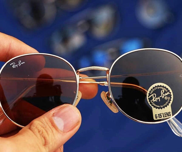 RB Ray-Ban New Fancy Design Stylish Brown & Black 3447 Round Master Pcs Sunglass For Men