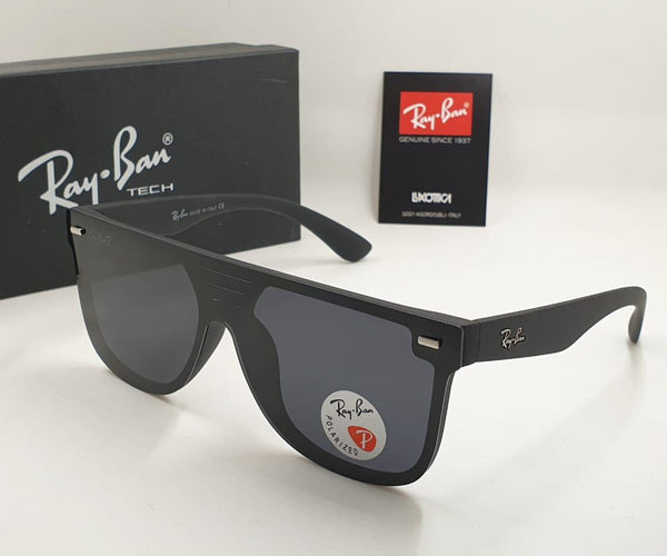 RB New Stylish Design Black & Black 650 Wayfarer Master Pcs Sunglass For Unisex