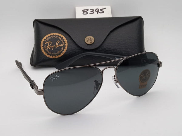 RB New Stylish  Black & Black 3517 Oval Trendy Hot Favorite Vintage Master Pcs Sunglass For Unisex.