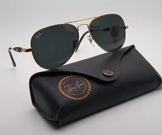RB New Stylish Design Black & Gold 3517 Unique Model Master Pcs Sunglasses For Men and Women.
