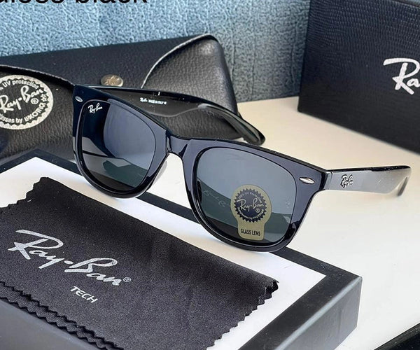 RB (Ray-Ban) New Stylish Black 2140 Wayfarer Style Master Pcs Sunglass For Unisex