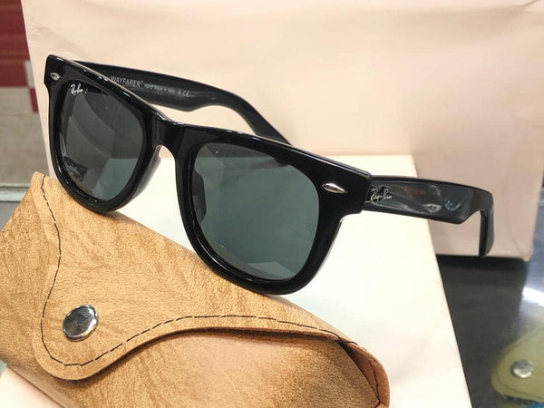 RB New Stylish Aqua Black Glass 2140 Wayfarer Style Master Pcs Sunglass For Unisex