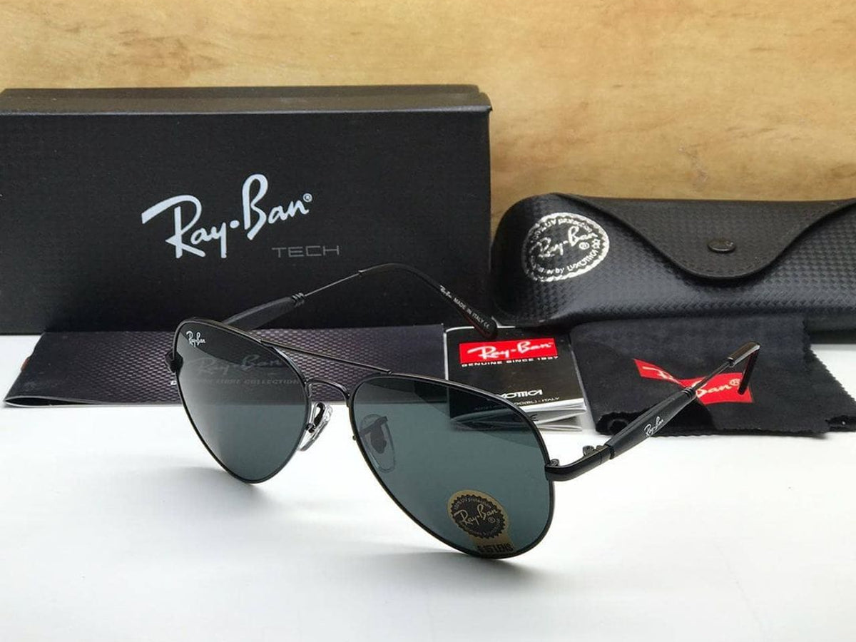 Ray-Ban New Stylish Black & Black 1208 Wayfarer Master Pcs Sunglass For Unisex