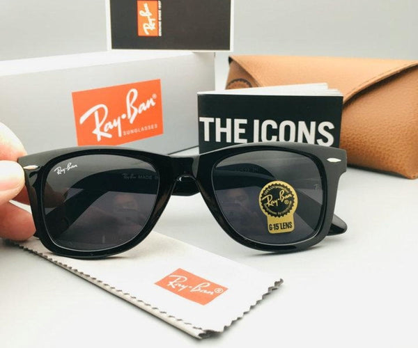RB Ray-Ban New Fancy Design Black 2140 Wayfarer Style Master Pcs Sunglasses For Men.