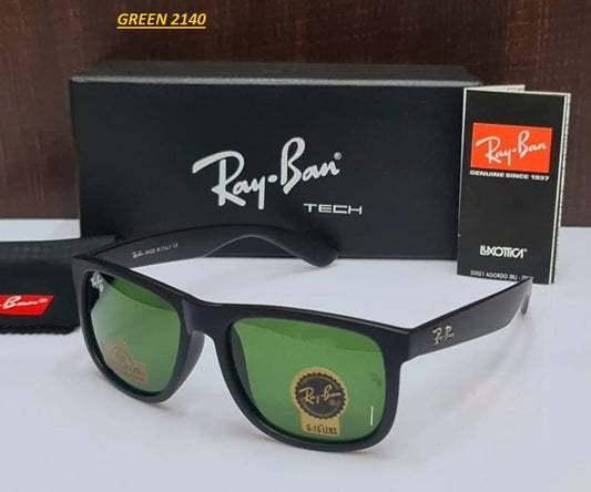 RB Ray-Ban New Fancy Design Green 2140 Wayfarer Style Master Pcs Sunglasses For Men.