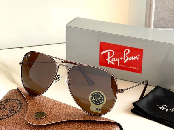 Ray-Ban New Stylish Brown & Brown 3026 Wayfarer Master Pcs Sunglass For Unisex