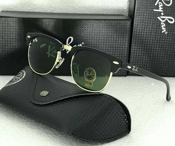 Ray-Ban (RB) New Fashion Stylish Club-Master Green & Black 3016 Master Pcs Sunglasses For Unisex